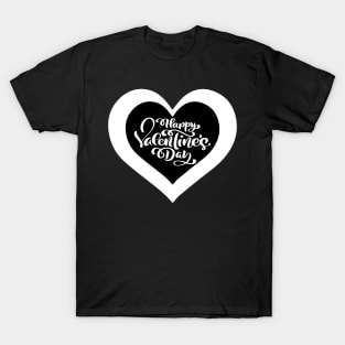 The most beautiful things in the world cannot be seen or even touched. They must be felt with the heart. Happy Valentine Day. T-Shirt